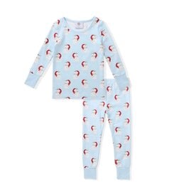Swoon Baby Swoon Baby- Holiday Blue Butterknit 2pc Pajama