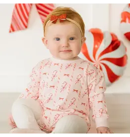 Sweet Wink Sweet Wink- Candy Cane Lane Christmas L/S Romper