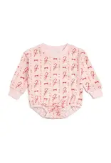 Sweet Wink Sweet Wink- Candy Cane Lane Christmas L/S Romper
