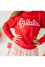 Sweet Wink Sweet Wink- Falala Patch Christmas Sweatshirt