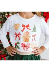 Sweet Wink Sweet Wink- Gingerbread Cutie Christmas L/S Shirt