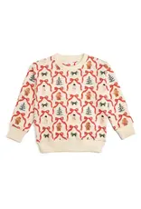 Sweet Wink Sweet Wink- Christmas Cutie Sweatshirt: Natural