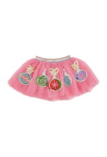 Mudpie Mud Pie- Pink Christmas Sequin Tutu 3T-5T