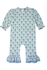 Three Sisters Three Sisters- Christmas Tree & Bows Romper