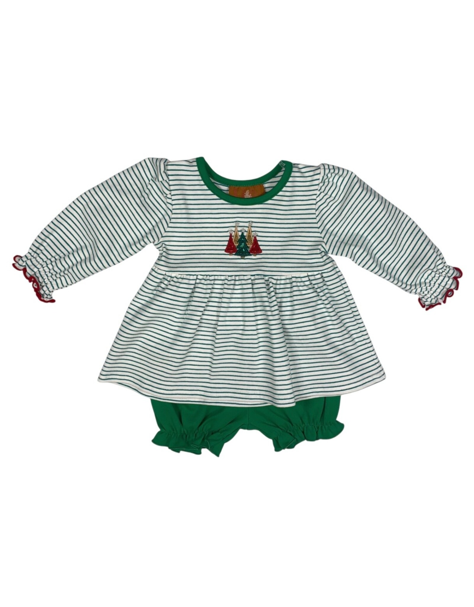 Millie Jay Millie Jay- Sparkly Trees Bloomer Set