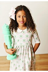 Swoon Baby Swoon Baby- Pink Christmas Proper Twirl Dress