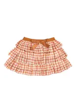Sweet Wink Sweet Wink- Cinnamon Plaid Tiered Tutu Skirt