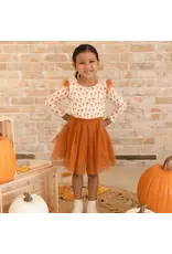 Sweet Wink Sweet Wink- Cinnamon Floral L/S Tutu Dress
