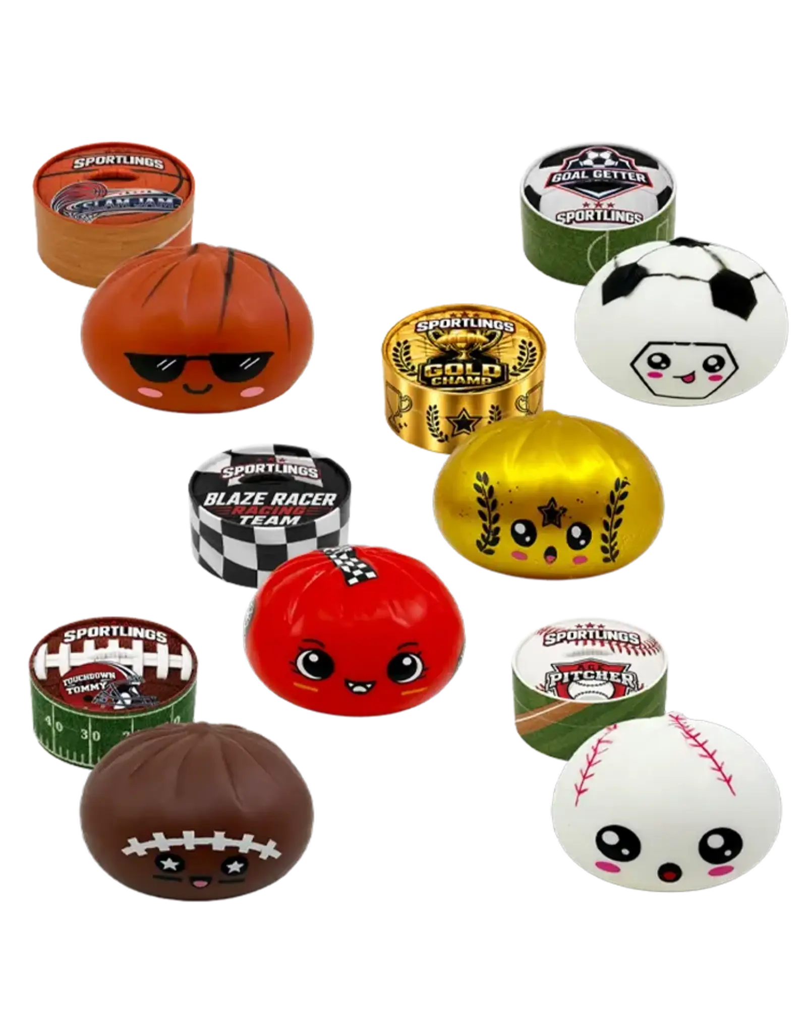 Fun Doh Fun Doh- Sports Dumpling Squishy:
