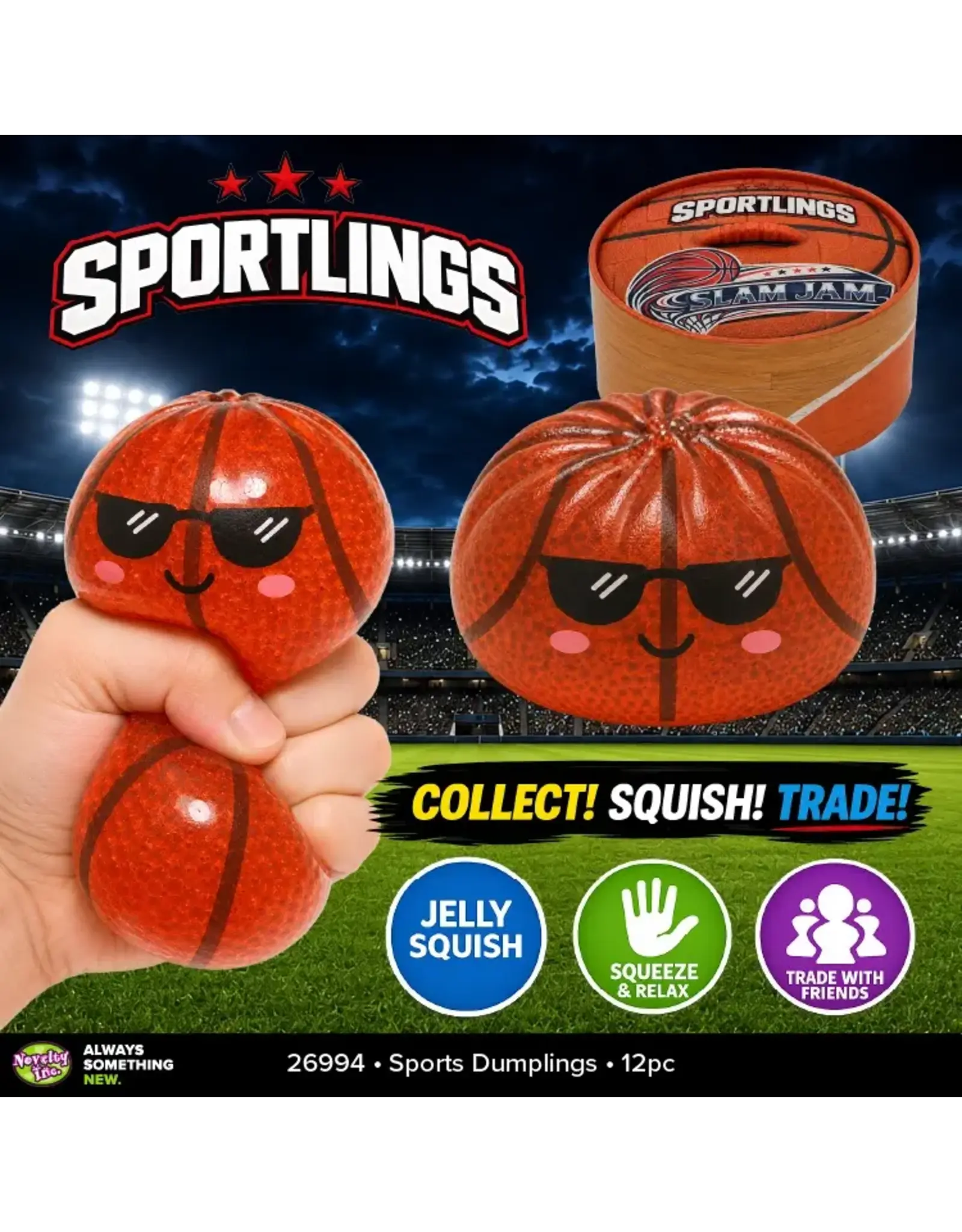 Fun Doh Fun Doh- Sports Dumpling Squishy: