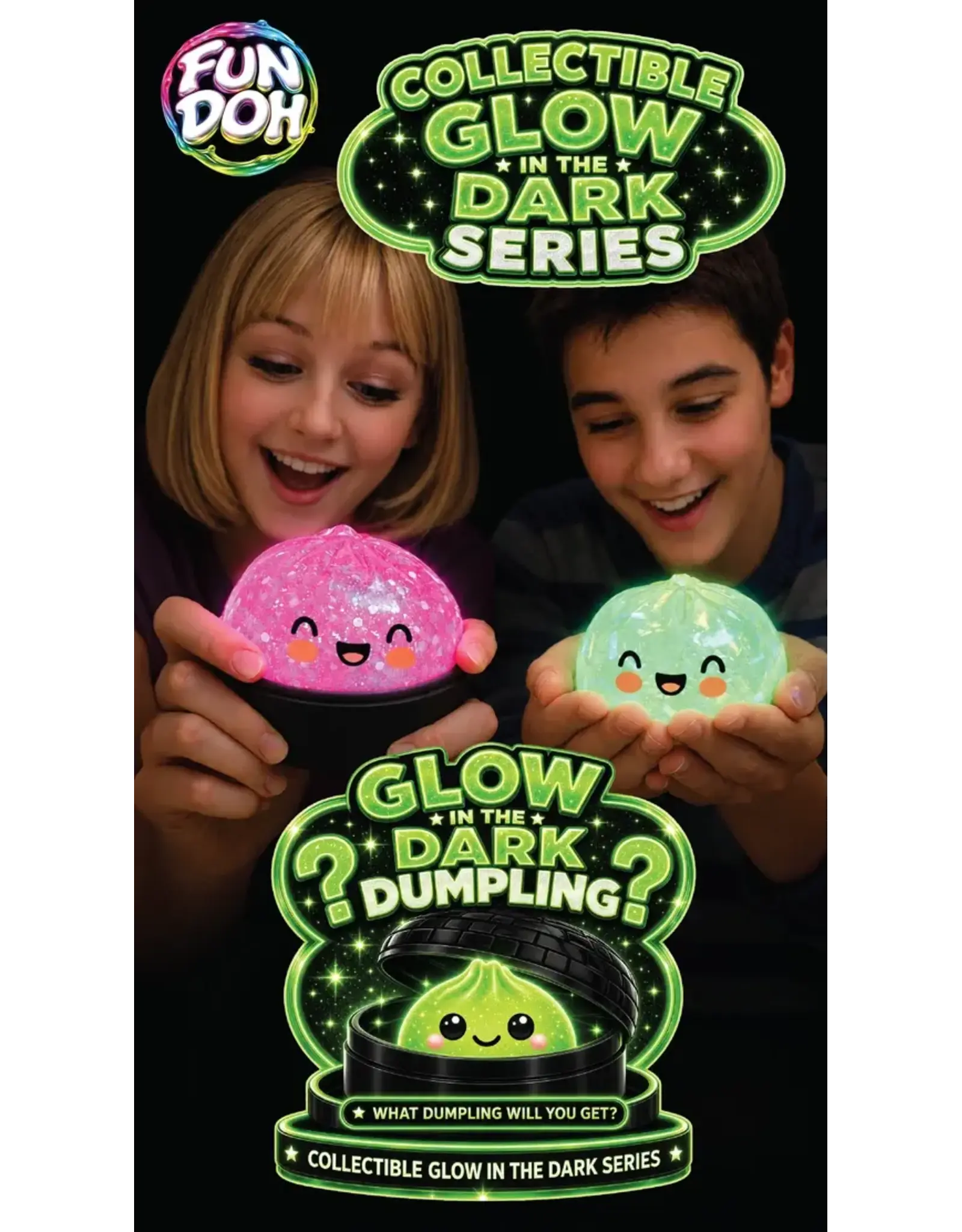 Fun Doh Fun Doh- Glow-in-The-Dark Mystery Dumpling Squishy