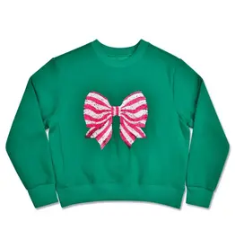 Iscream Iscream- Bow Sequins Sweatshirt