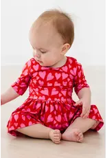 Mila & Rose Mila & Rose- Hearts & Hugs Twirl Bodysuit