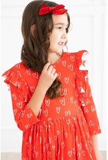 Mila & Rose Mila & Rose- Roses are Red Ruffle Twirl Dress
