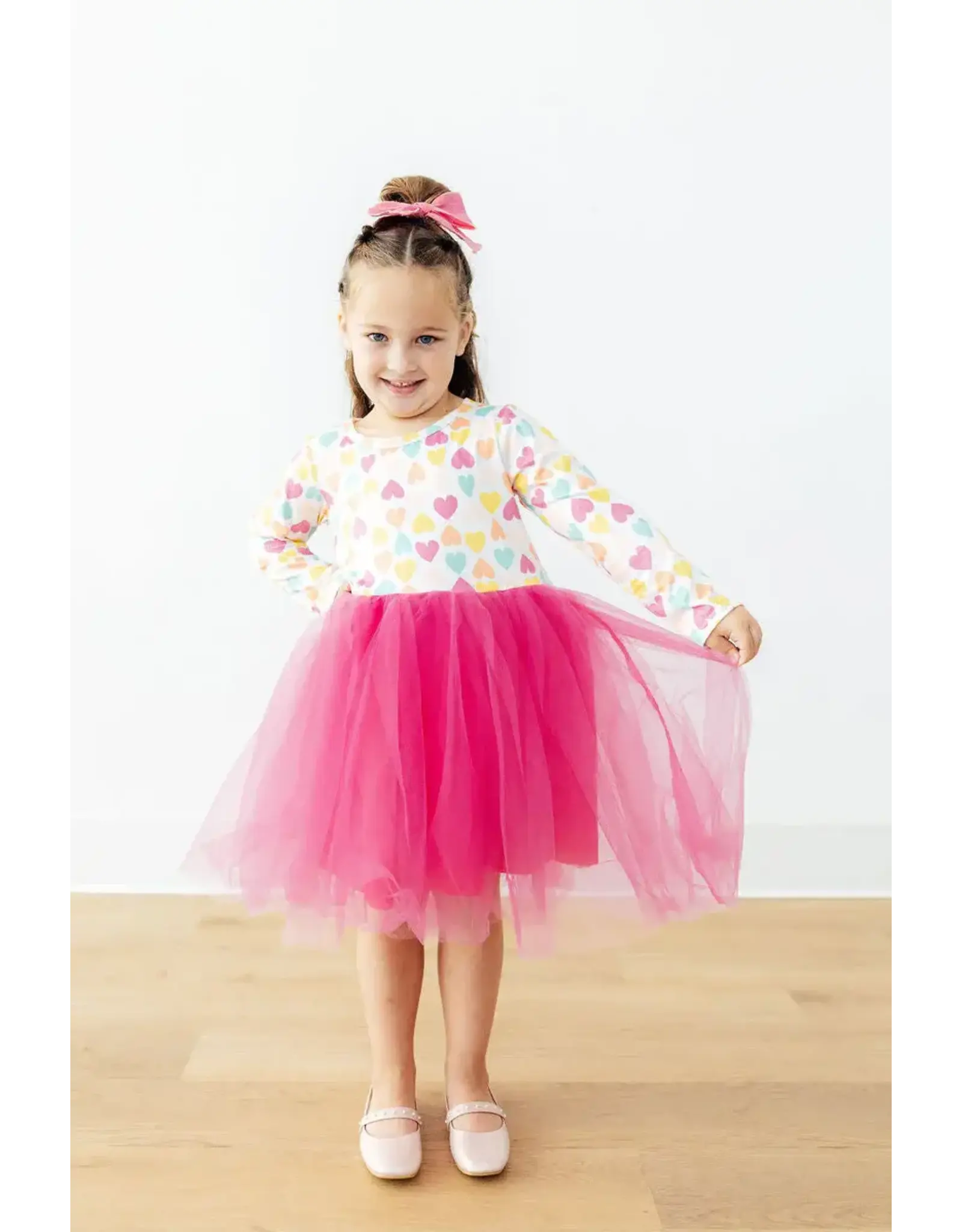 Mila & Rose Mila & Rose- Sweetheart L/S Tutu Dress