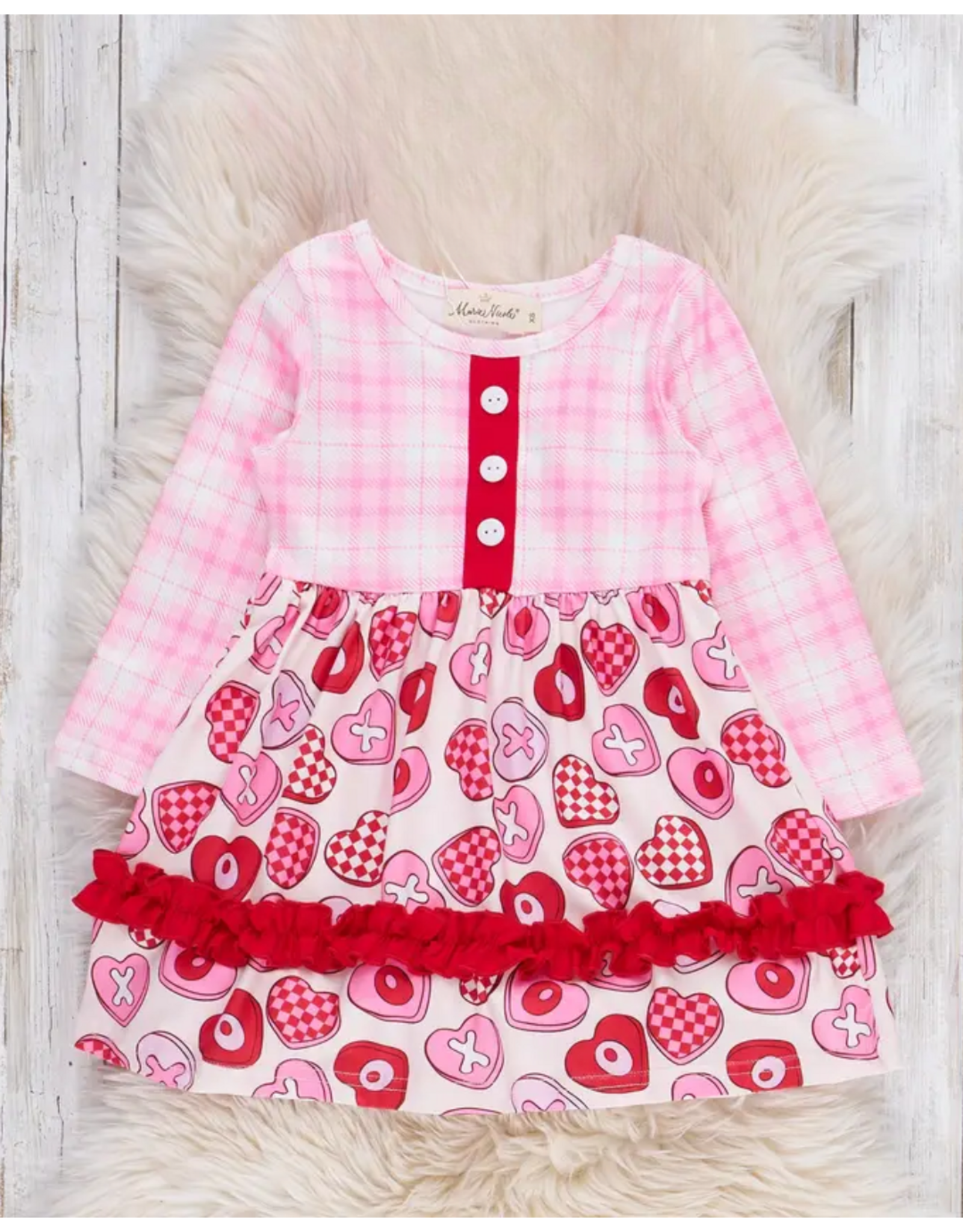 Lovebug Plaid Ruffle Dress