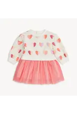 Magnetic Me Magnetic Me- Hearts Brushed Fleece Sweatdress