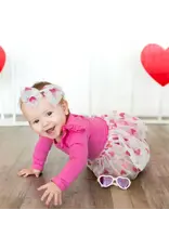 Sweet Wink Sweet Wink- Glitter Heart Valentine's Day Tutu Bodysuit