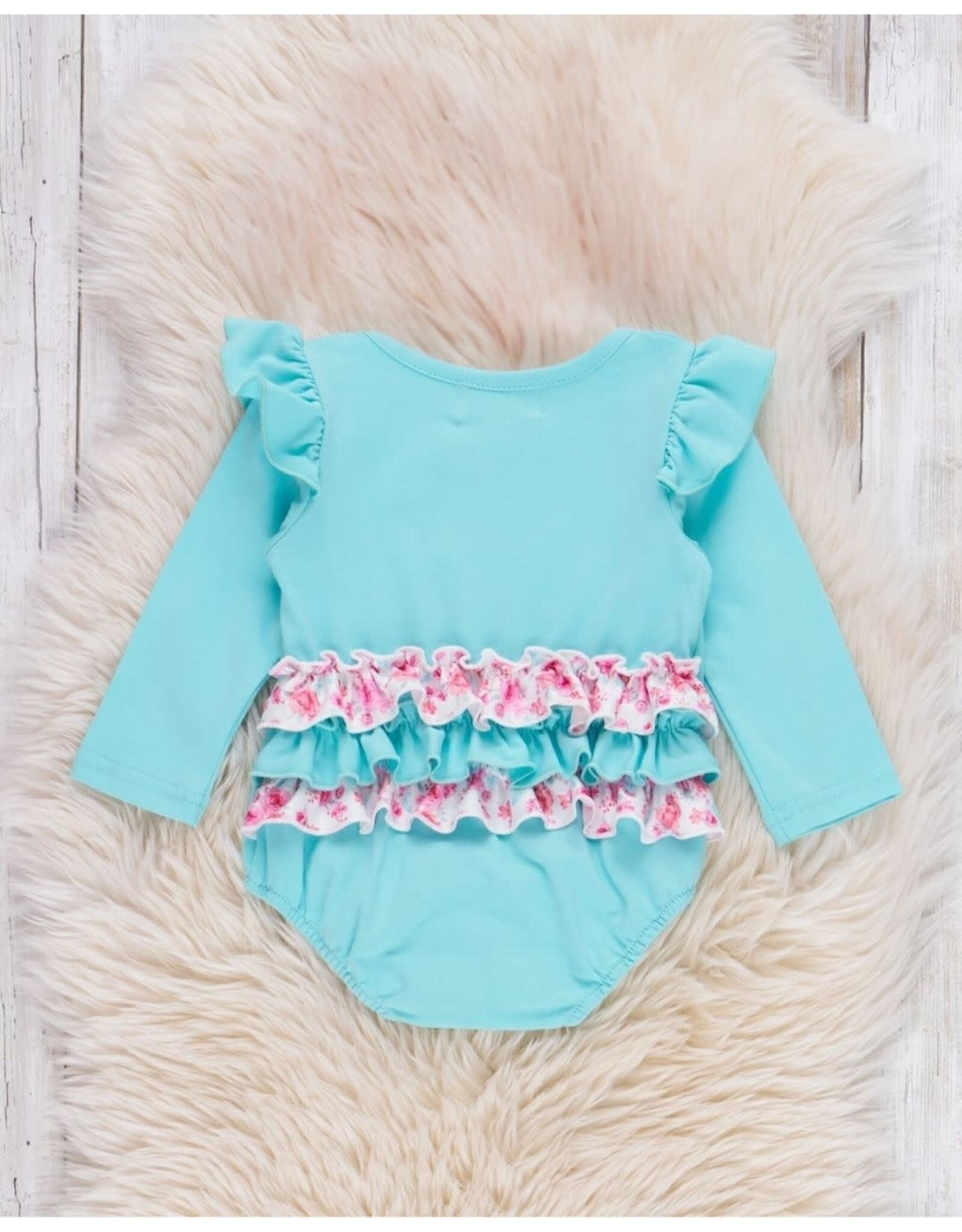 Love & Petals Ruffle Romper