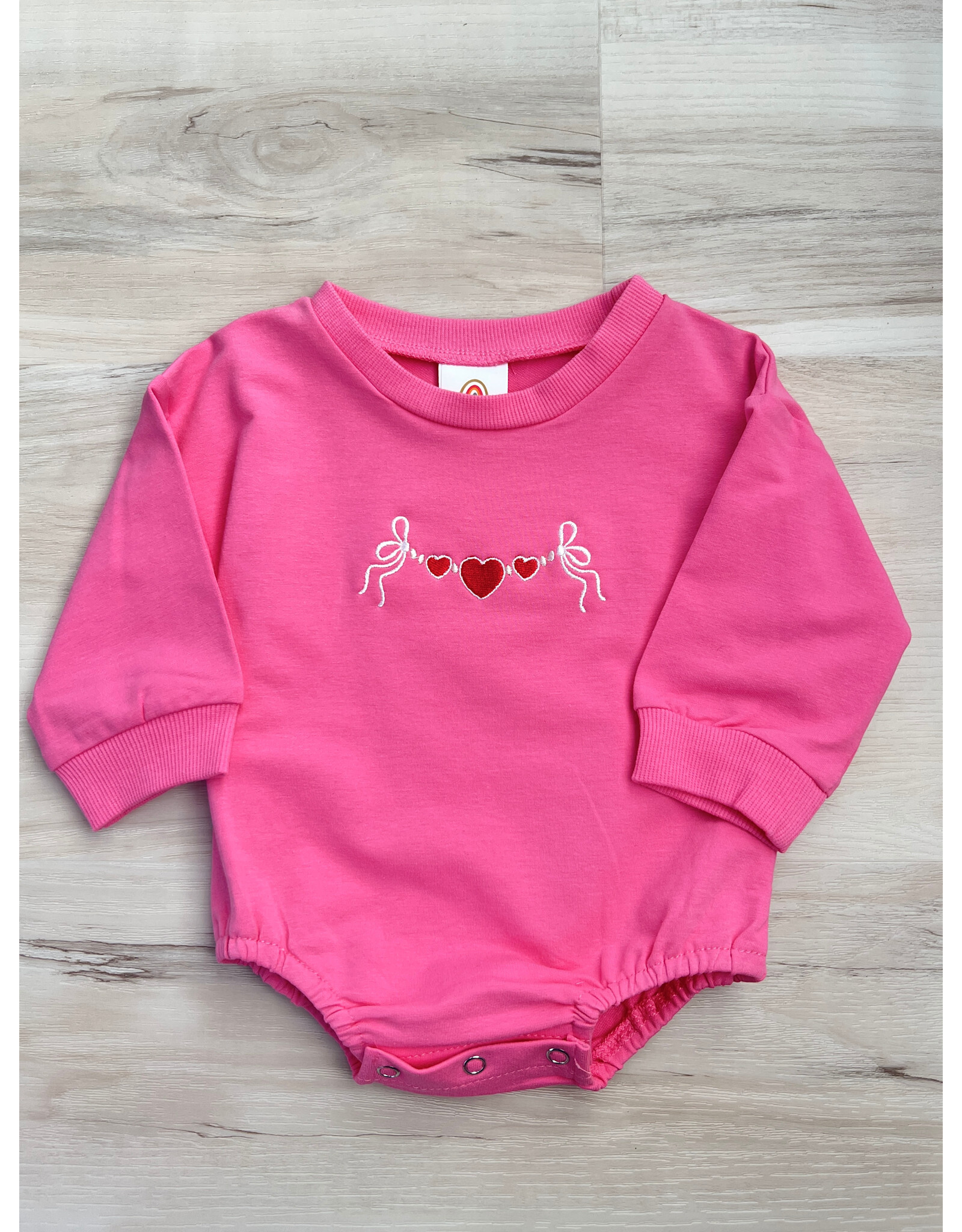 Tied with Love Hot Pink Romper