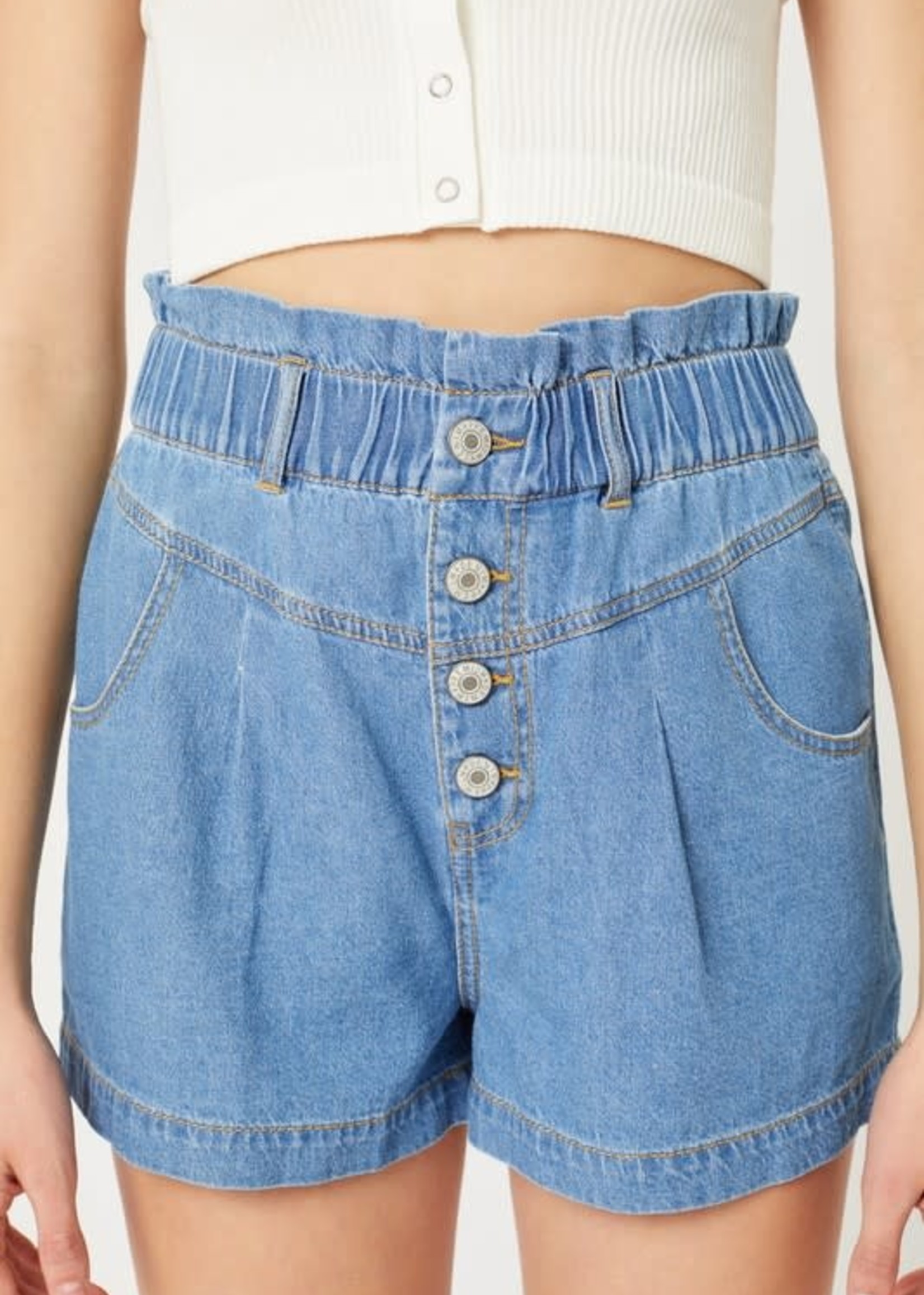 True Scrunch Top Denim Short