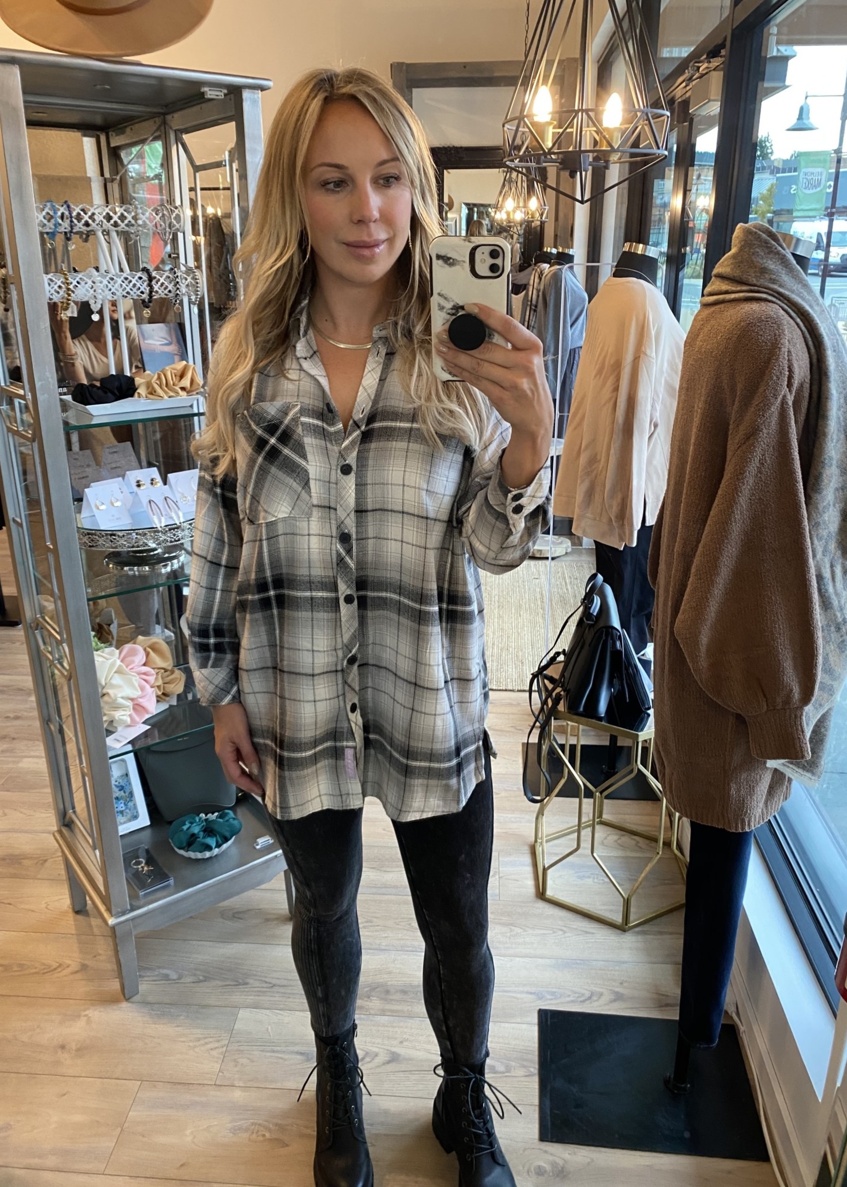 Only Karolina Chk Shirt