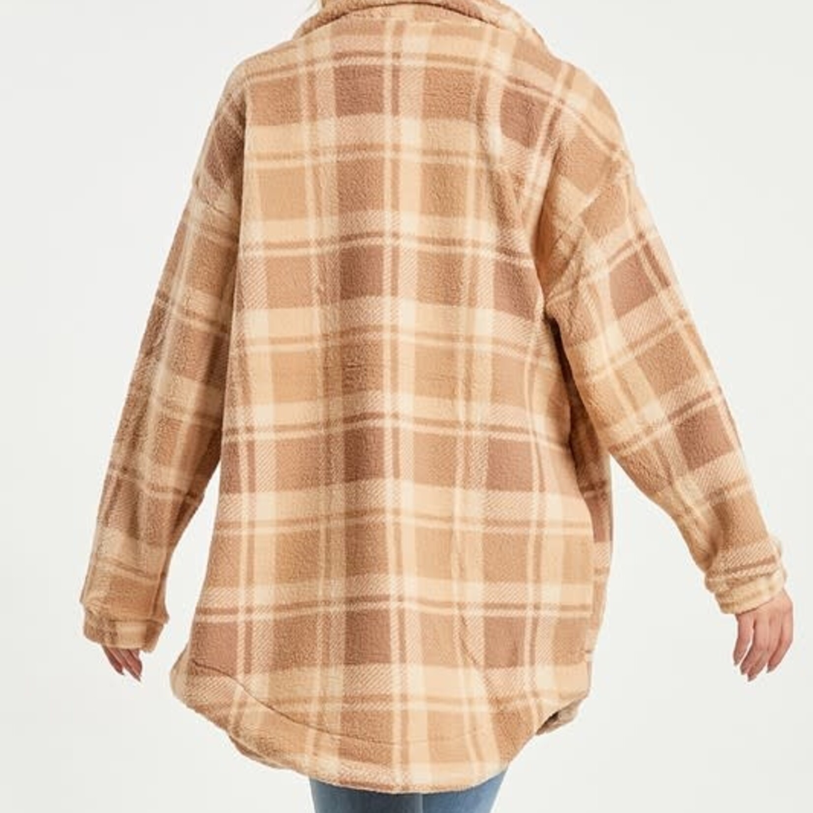 True Tahoe Plaid Fleece Shacket