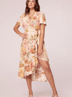 Band Of The Free Devica Floral Wrap Dress