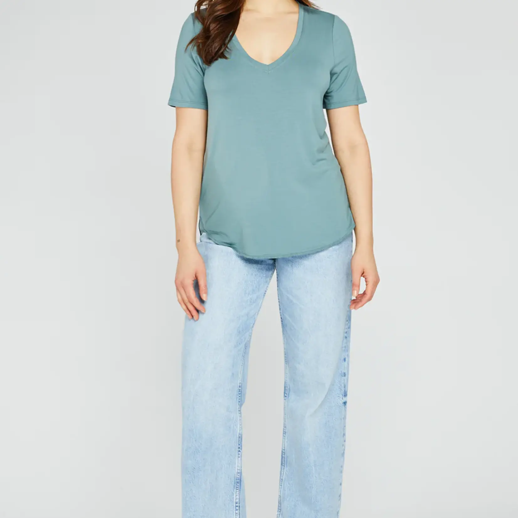 Gentle Fawn Lewis V Neck Tee