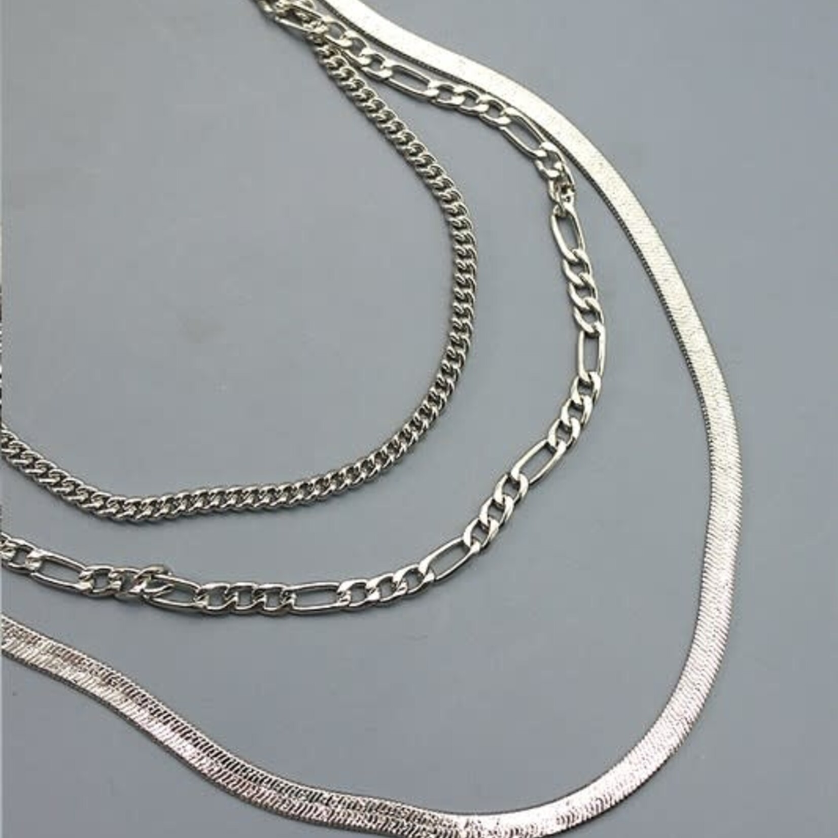 Multi Chain Layered Necklace