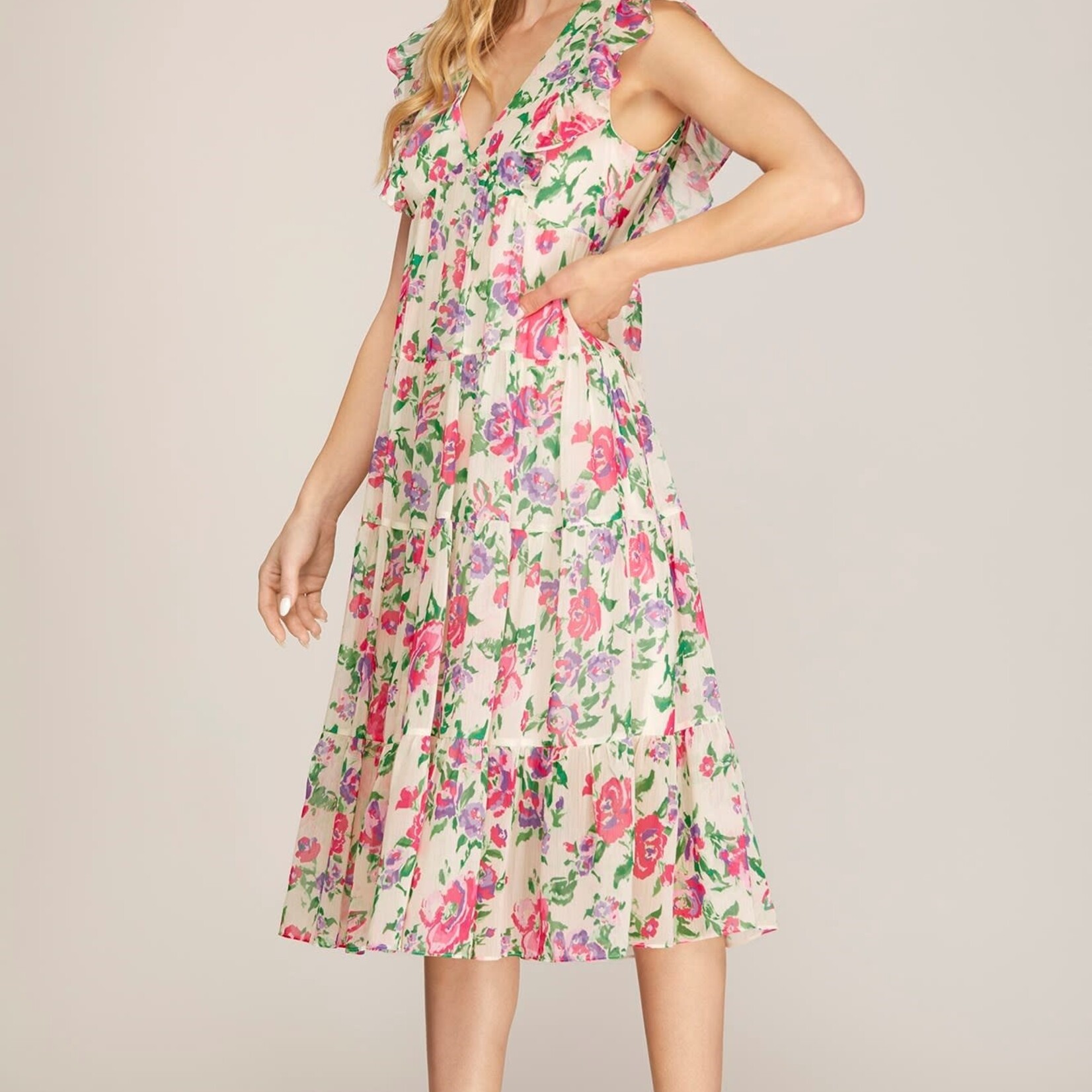 True Blooms & Bubbles Party Dress