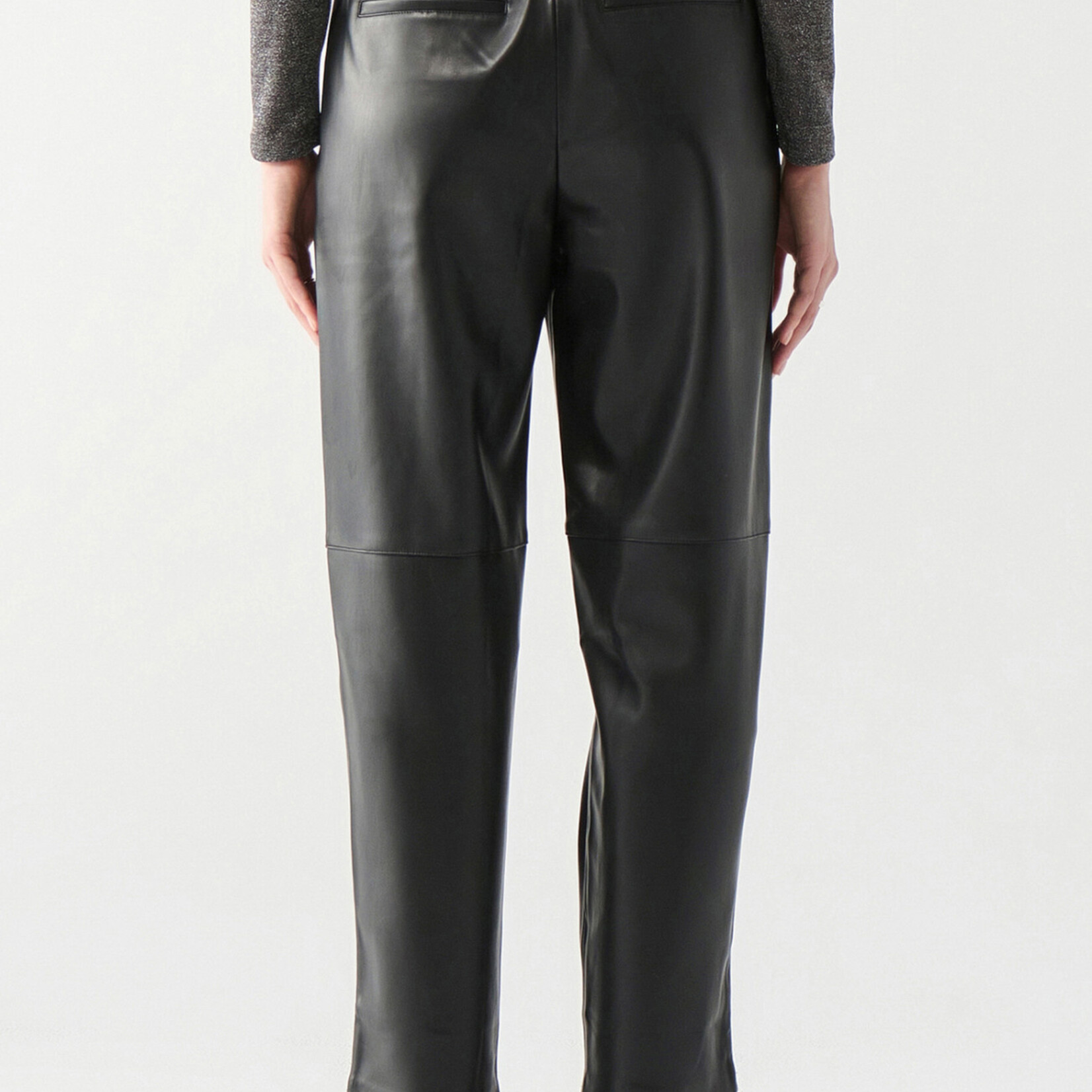 Dex Faux Leather Pull On Pant