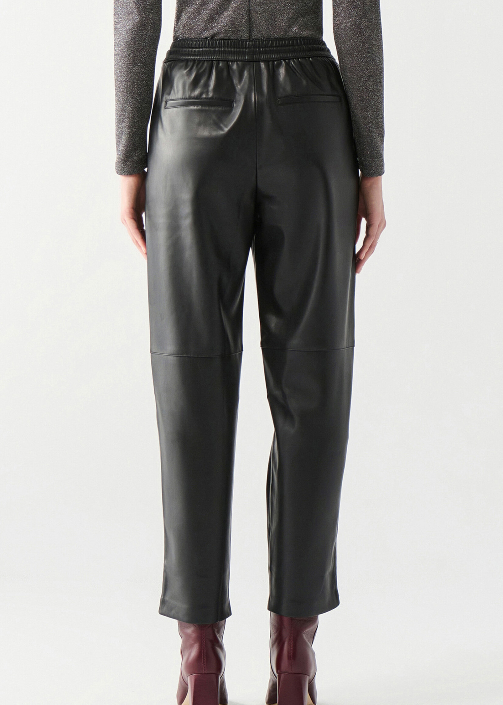 Dex Faux Leather Pull On Pant