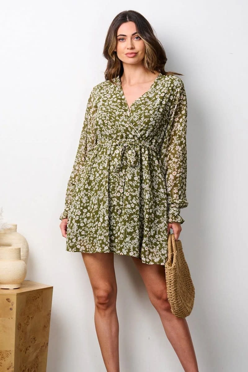 Daisy Chain LS Dress