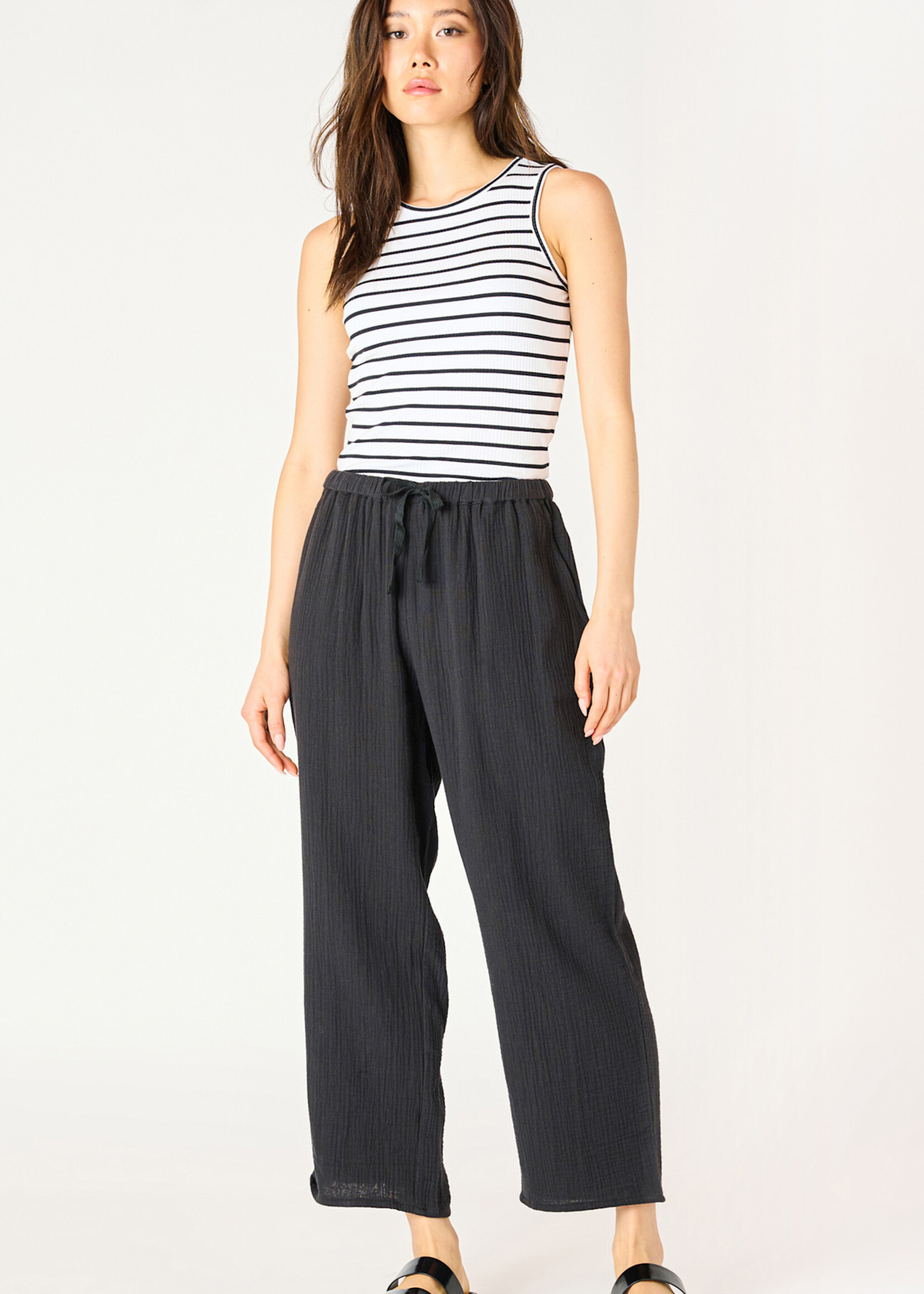 Dex Stretchy Stripe Rib Tank