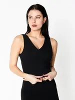Ribbed Slvls Wrap Top