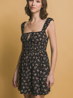 True Rose Print Summer Dress