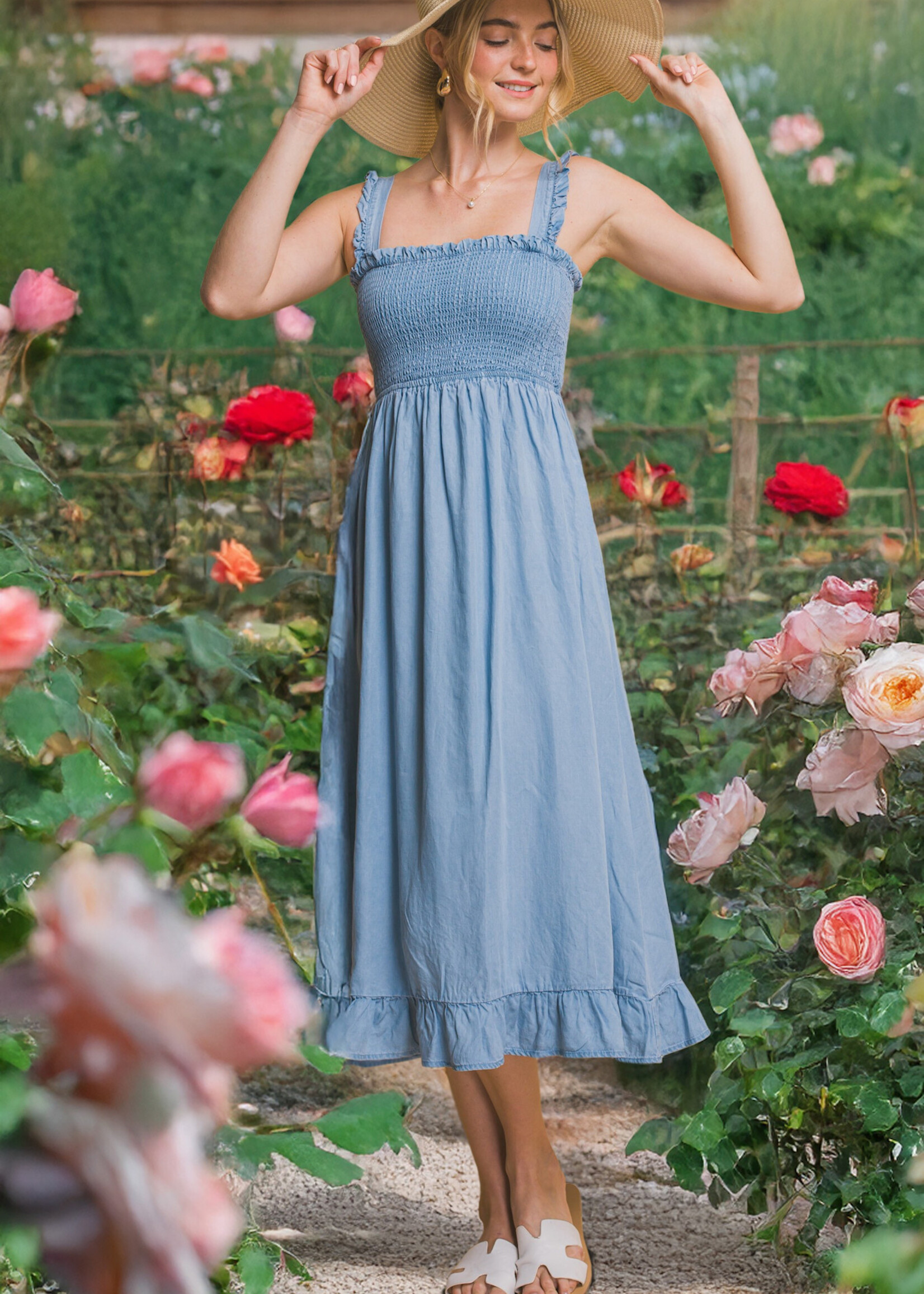 True Trish Chambray Dress