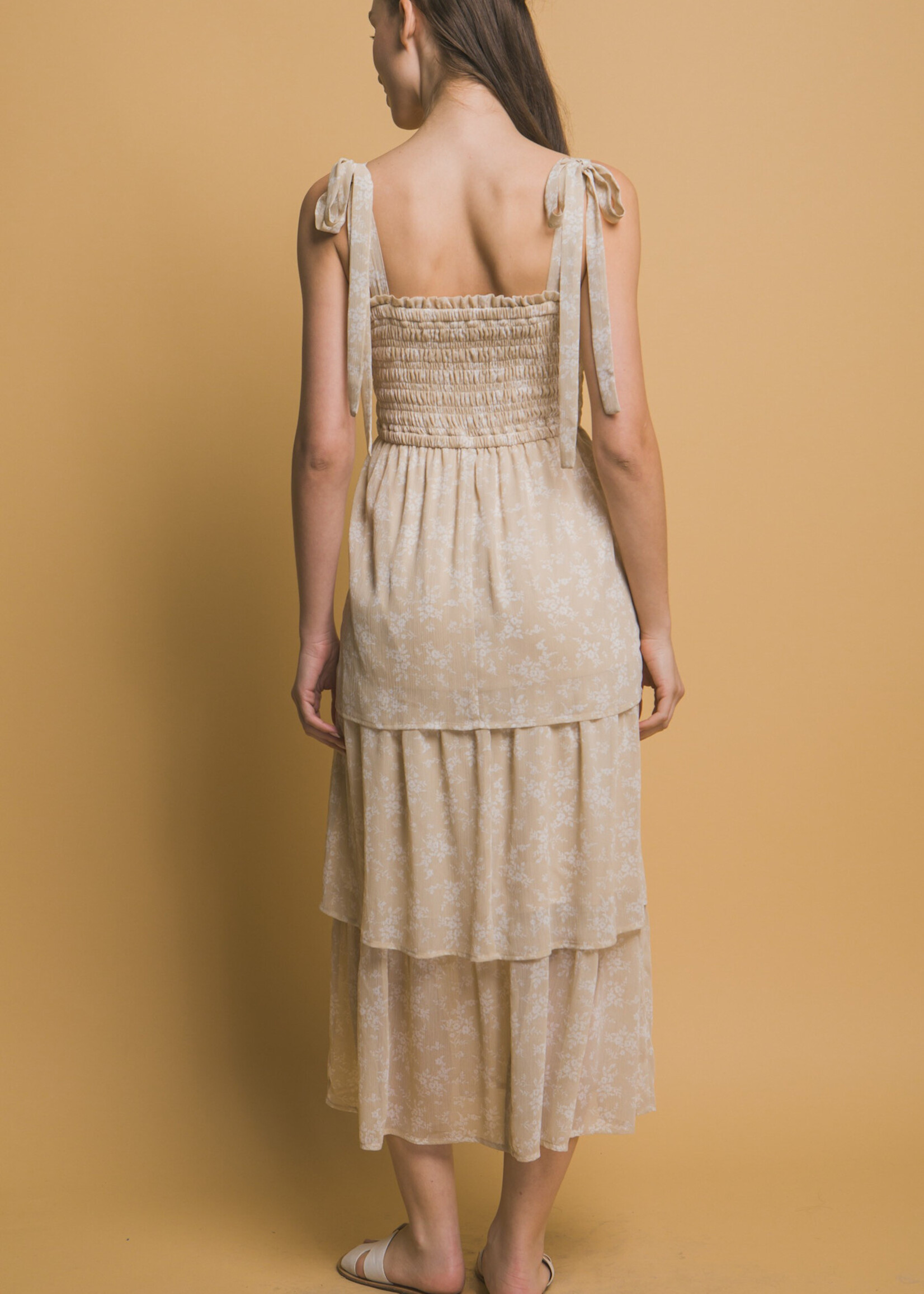 True Neutral Summer Floral Maxi