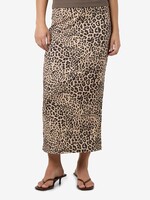 Freja Leopard Midi Skirt