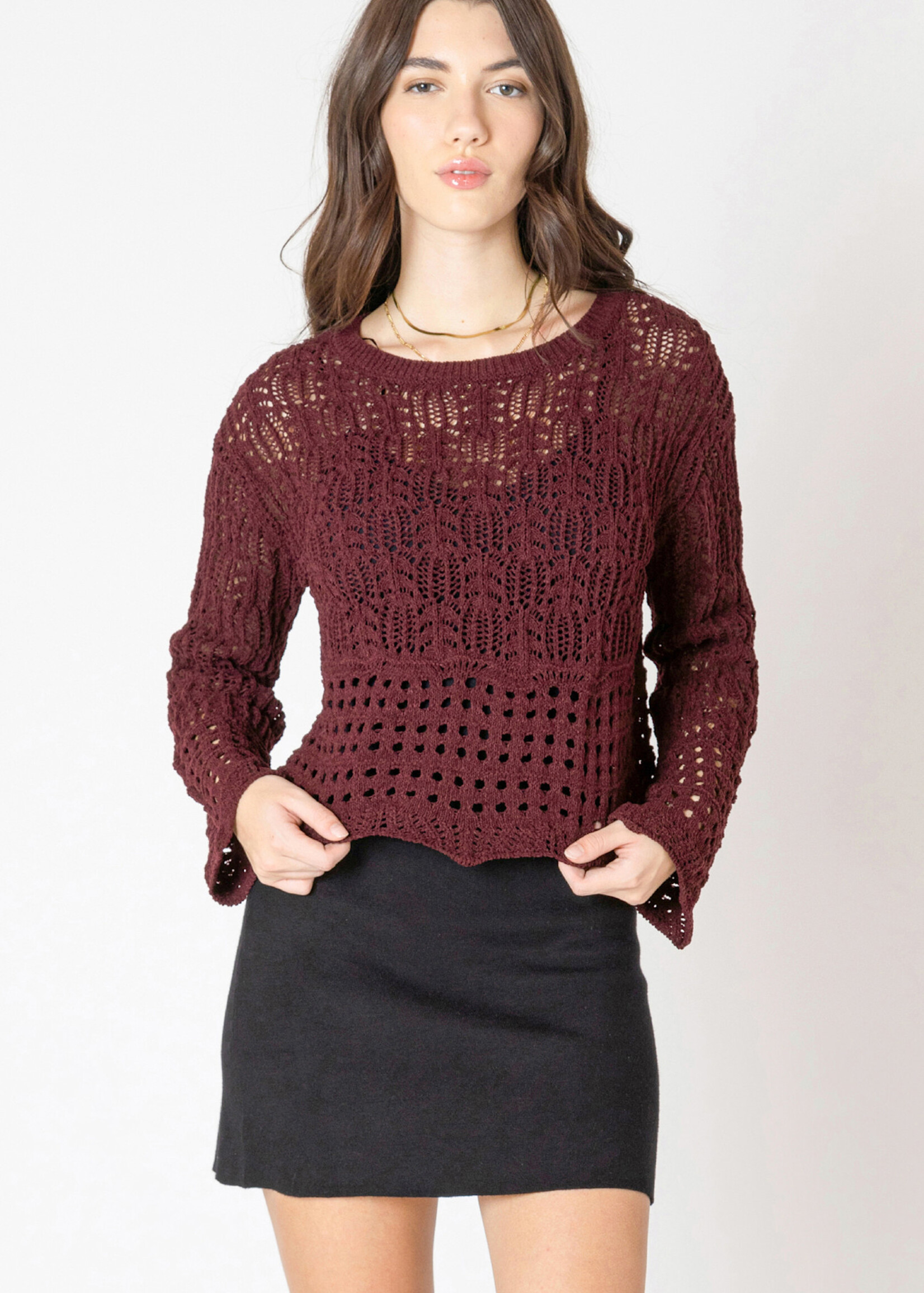 Dex Carmina Crochet Top