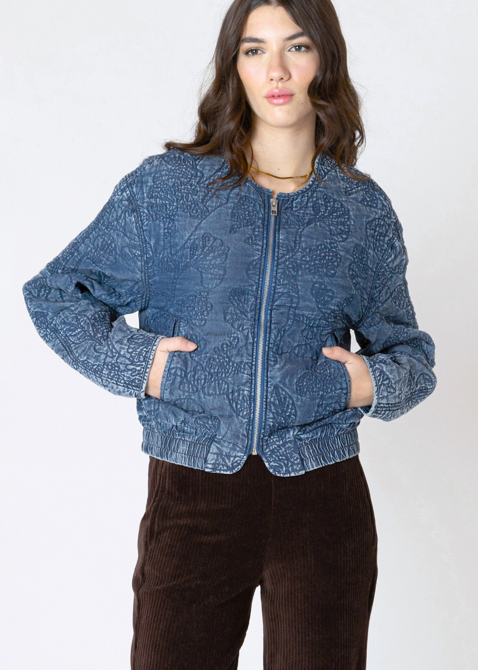 Dex Quilted Denim Jacket