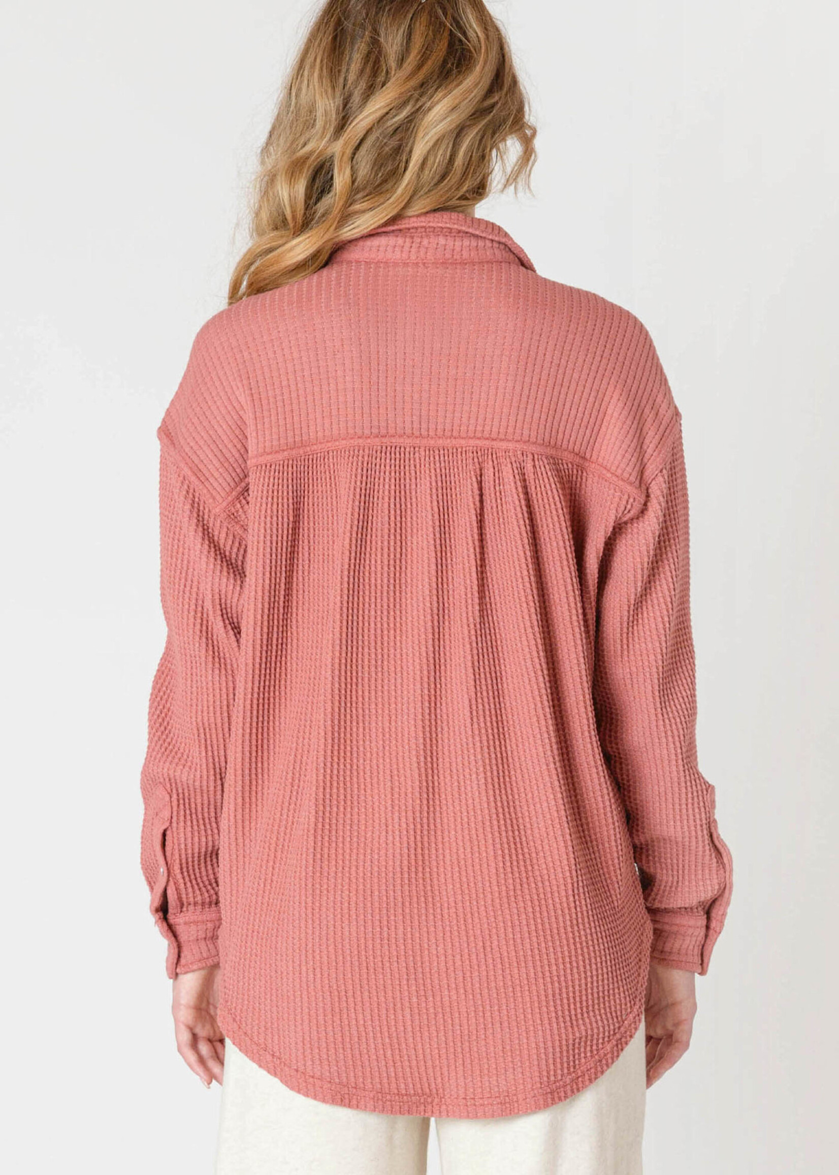 Dex Willa Waffle Shacket