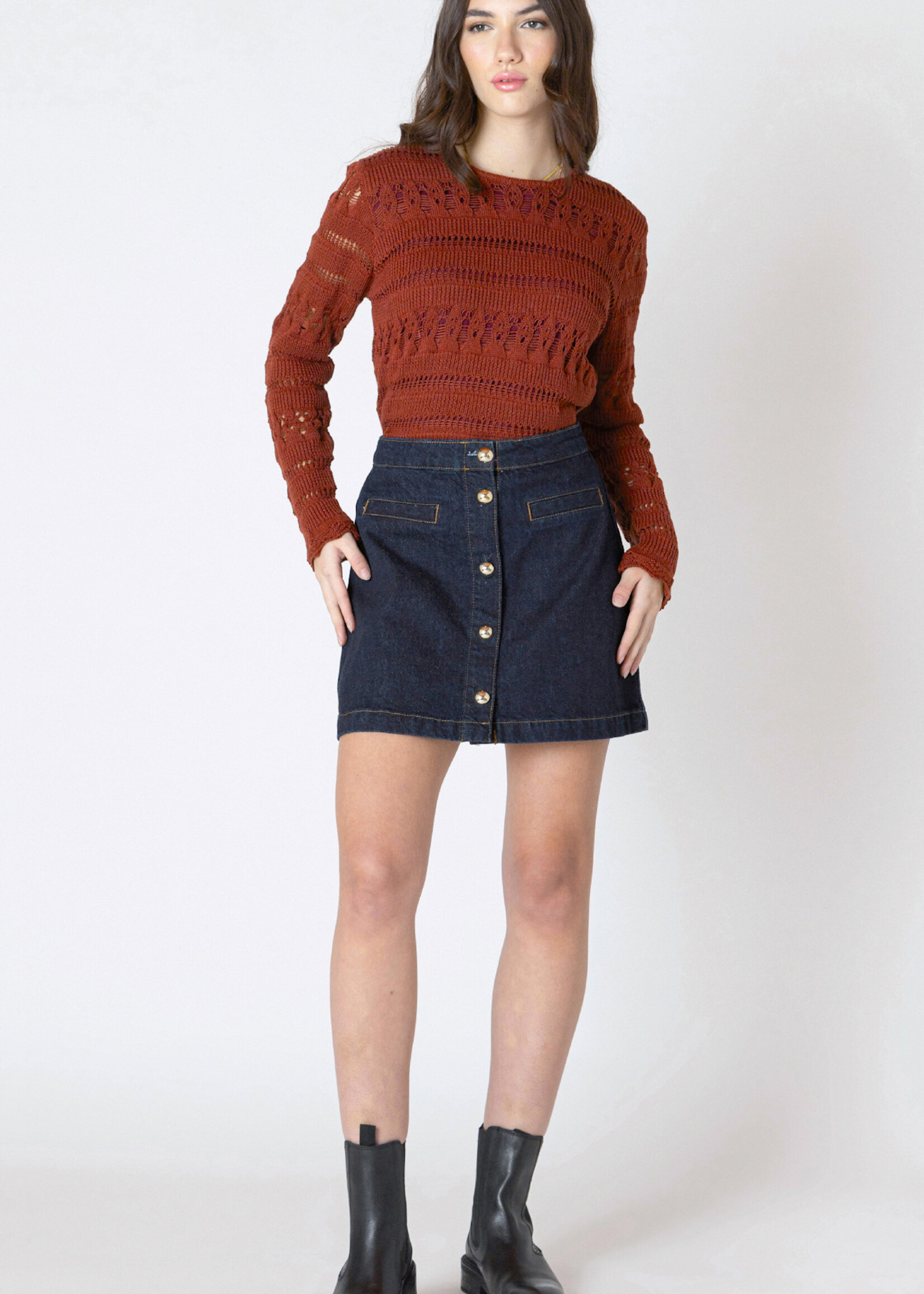 Dex Gennie Denim Skirt