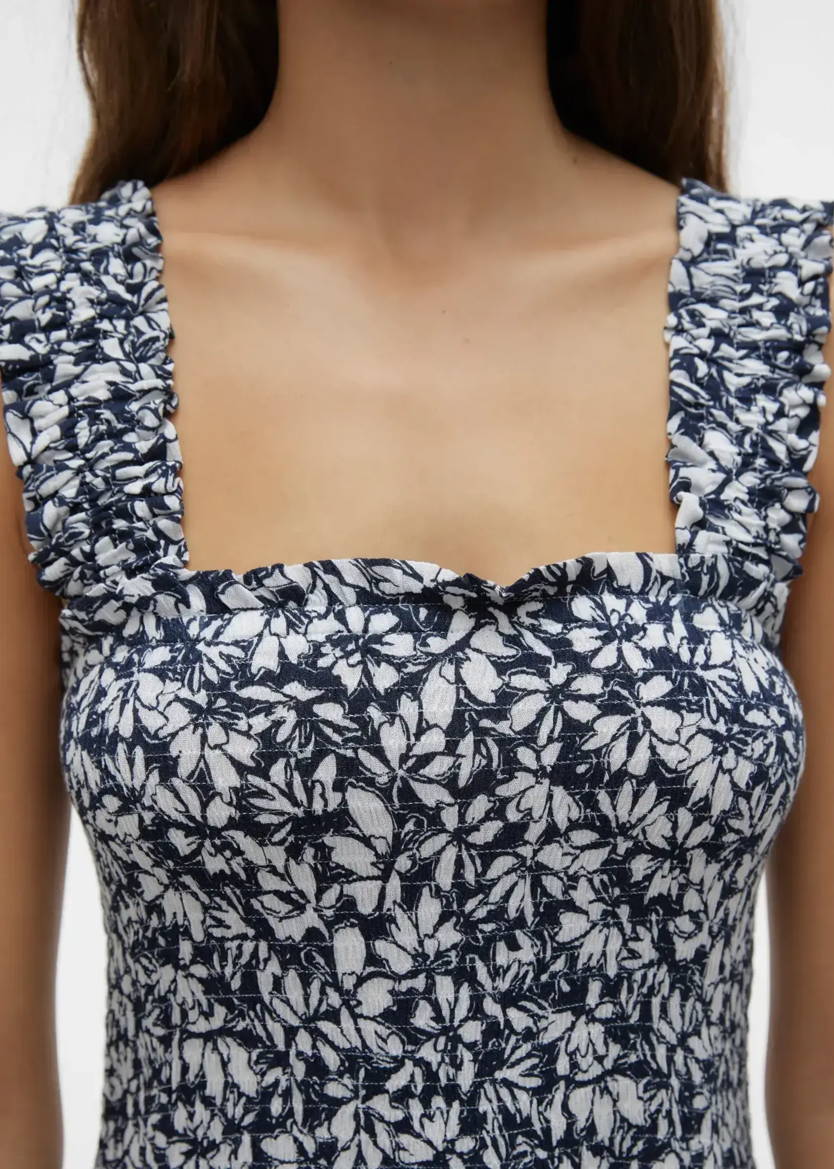 Vero Moda Menny Floral Smock Top Drs