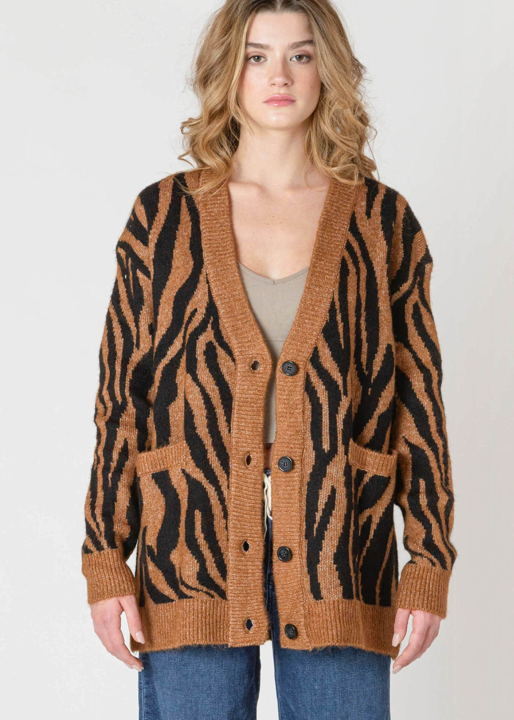 Dex Lerana Patterned Cardi