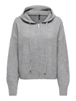 Only Bella Hooded Zip Cardi
