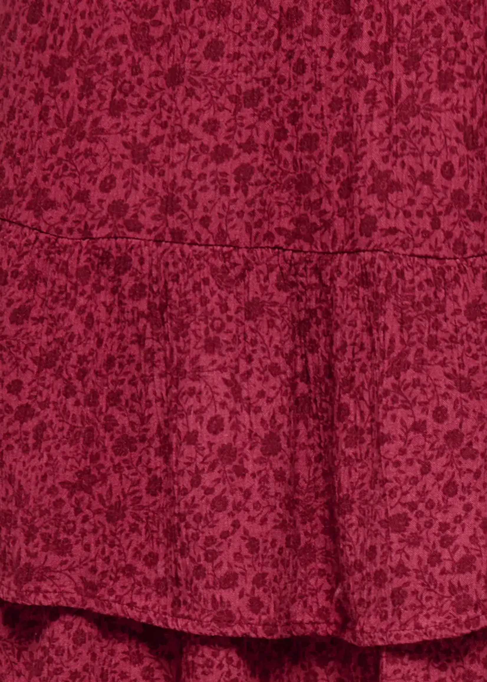 Only Beryl Smocked Fall Floral Dress