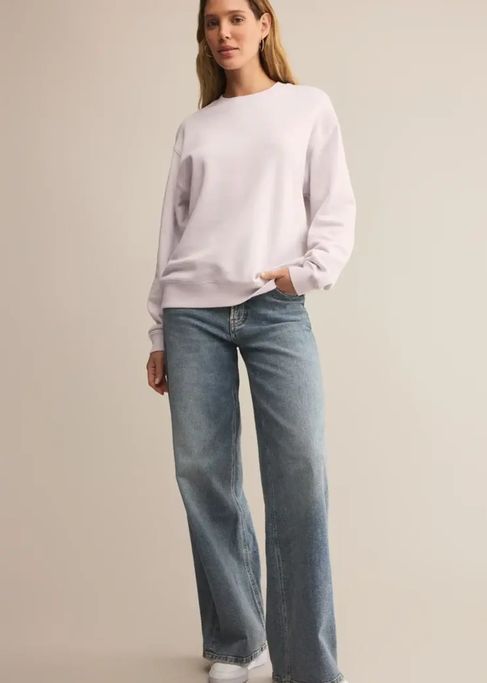 ZSupply Boyfriend Cotton Sweatshirt