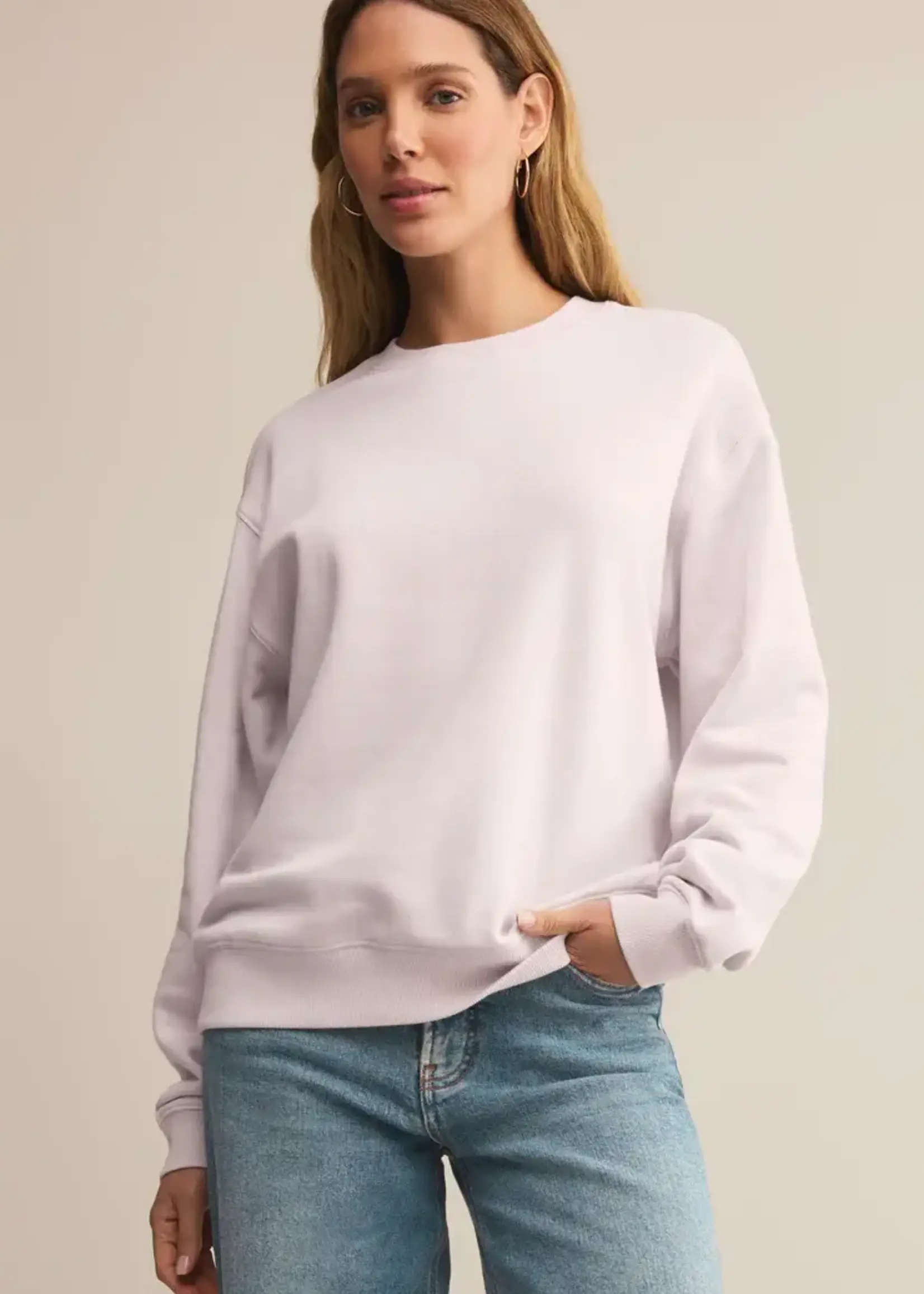 ZSupply Boyfriend Cotton Sweatshirt